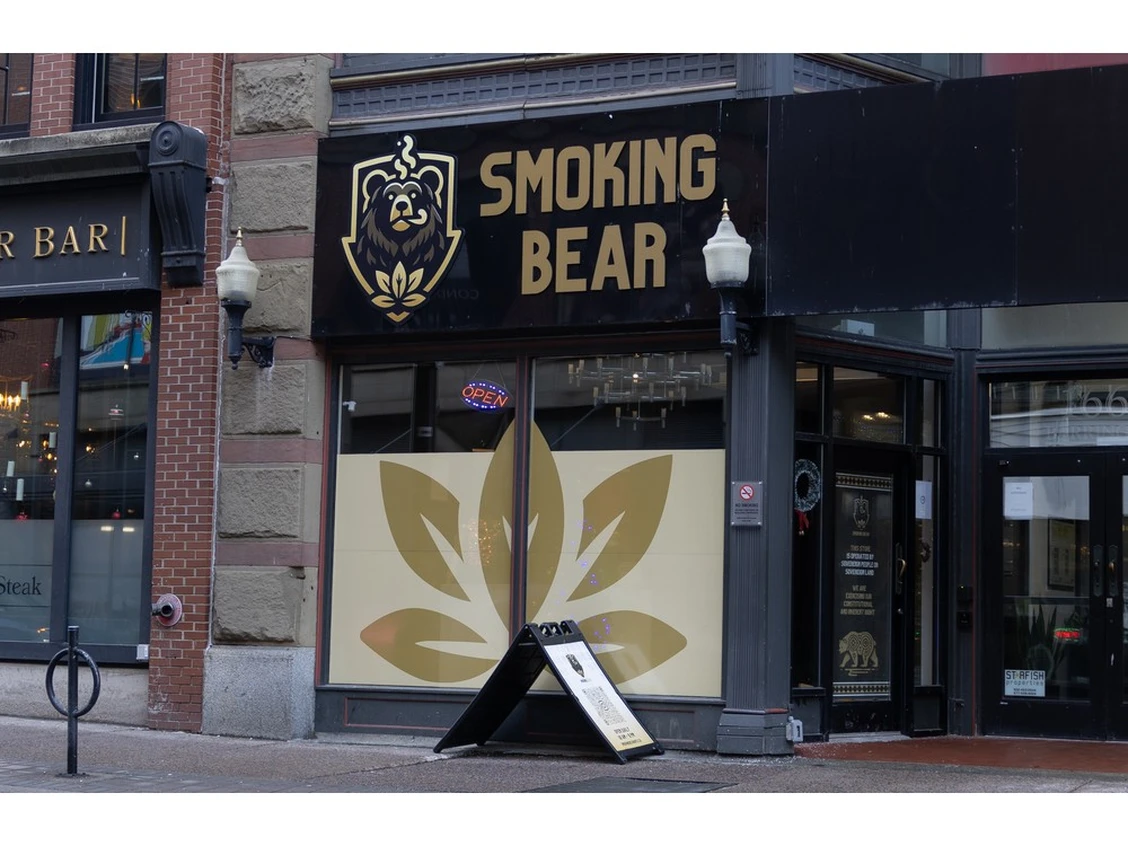 The Smoking Bear cannabis shop on Barrington Street. Photo by Ryan Taplin /The Chronicle Herald